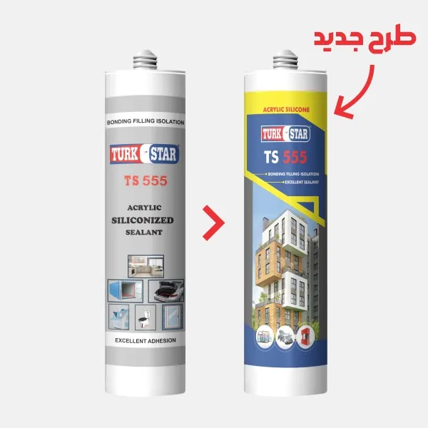 خمیر درزگیر سیلیکونی TS 555
