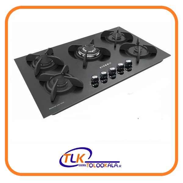 گاز شیشه 5 شعله زیورپلاس 611